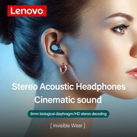 Lenovo Original XT91 bezprzewodowe słuchawki Bluetooth AI Control zestaw słuchawkowy do gier Stereo bass z mikrofonem redukcja szumów TWS słuchawki 4